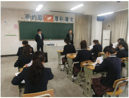 今年会2017级中日合作“2+2”项目学生赴日留学语言测试顺利举行