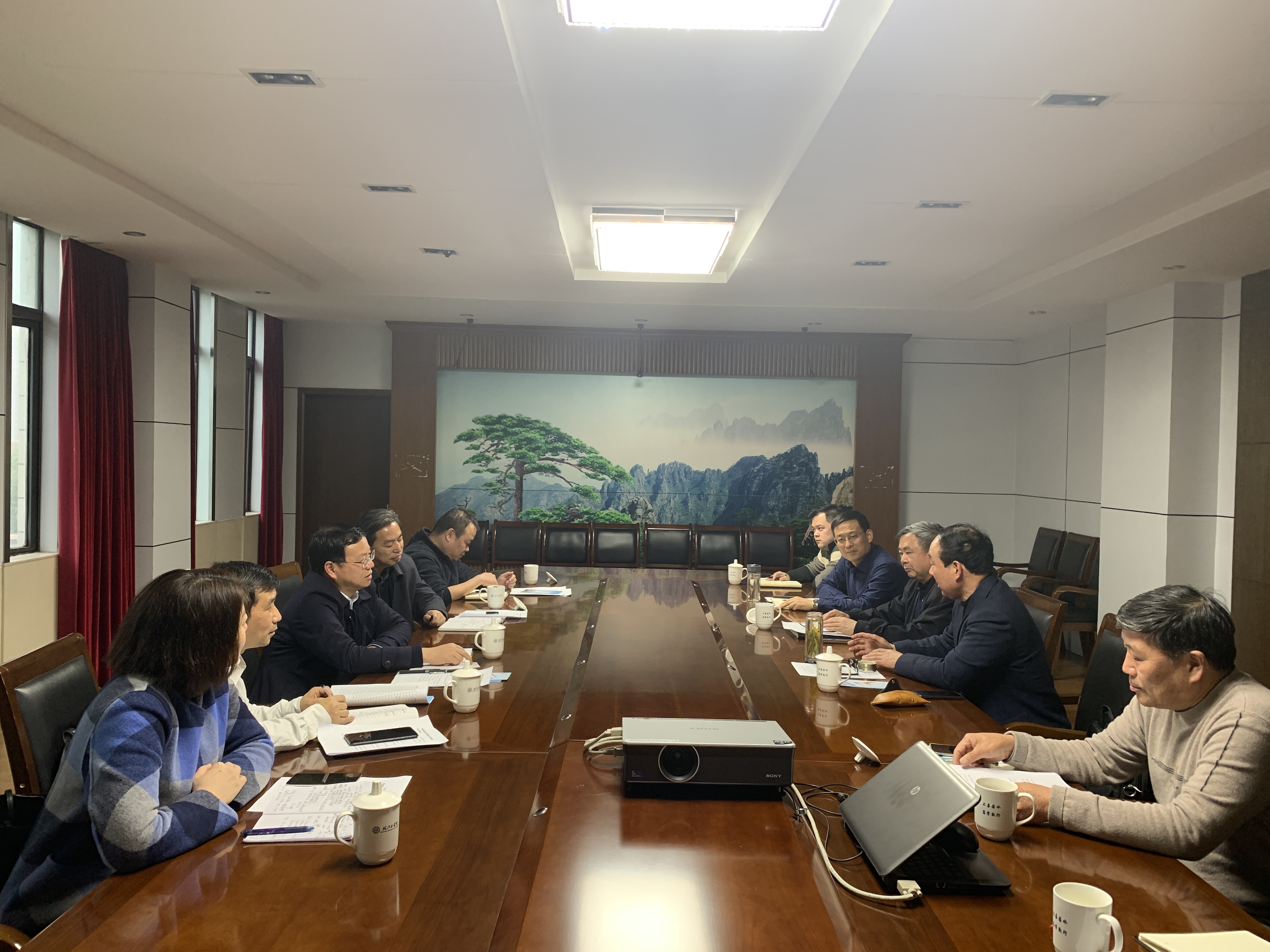 马鞍山市人力资源和社会保障局领导来今年会指导工作